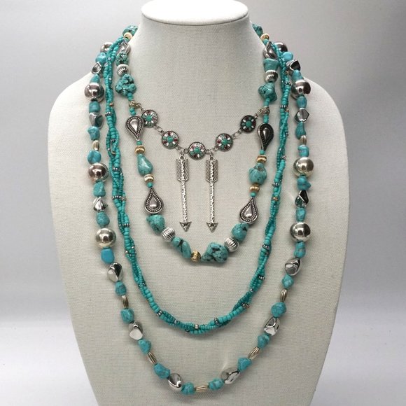 Necklace Native American Styling. Complete Set - Picture 4 of 16